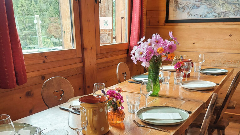 Restaurant avec vue Mont Blanc